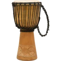 Terre Kezdő Faragott 50 cm-es Természetes/Djembe 9
