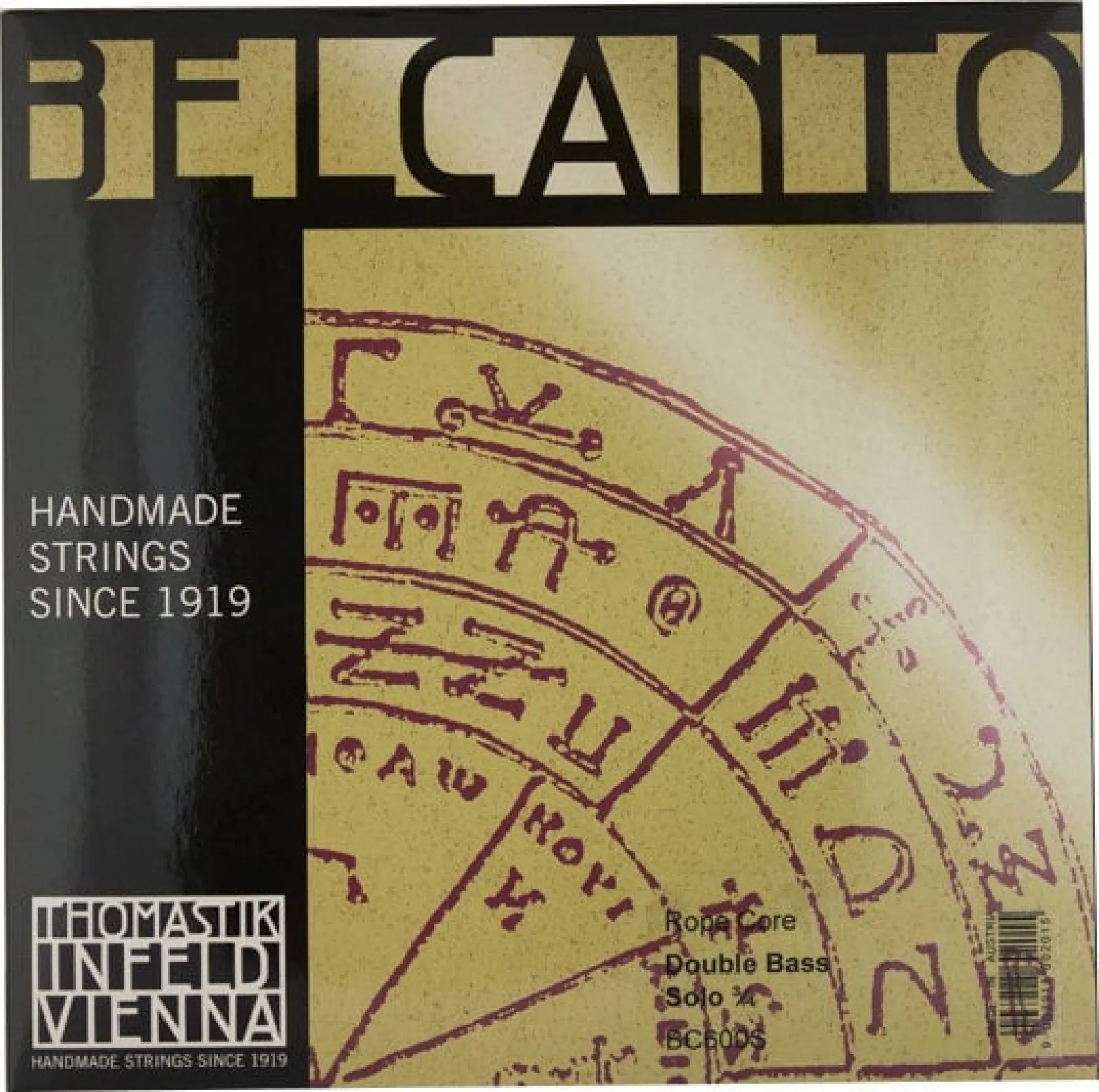 Thomastik Belcanto BC600S Solo Double Bass 3/4 Medium Strings