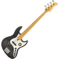 Sire Marcus Miller V7 Ash Reissue 4 Transparent Black Satin fretless basszusgitár