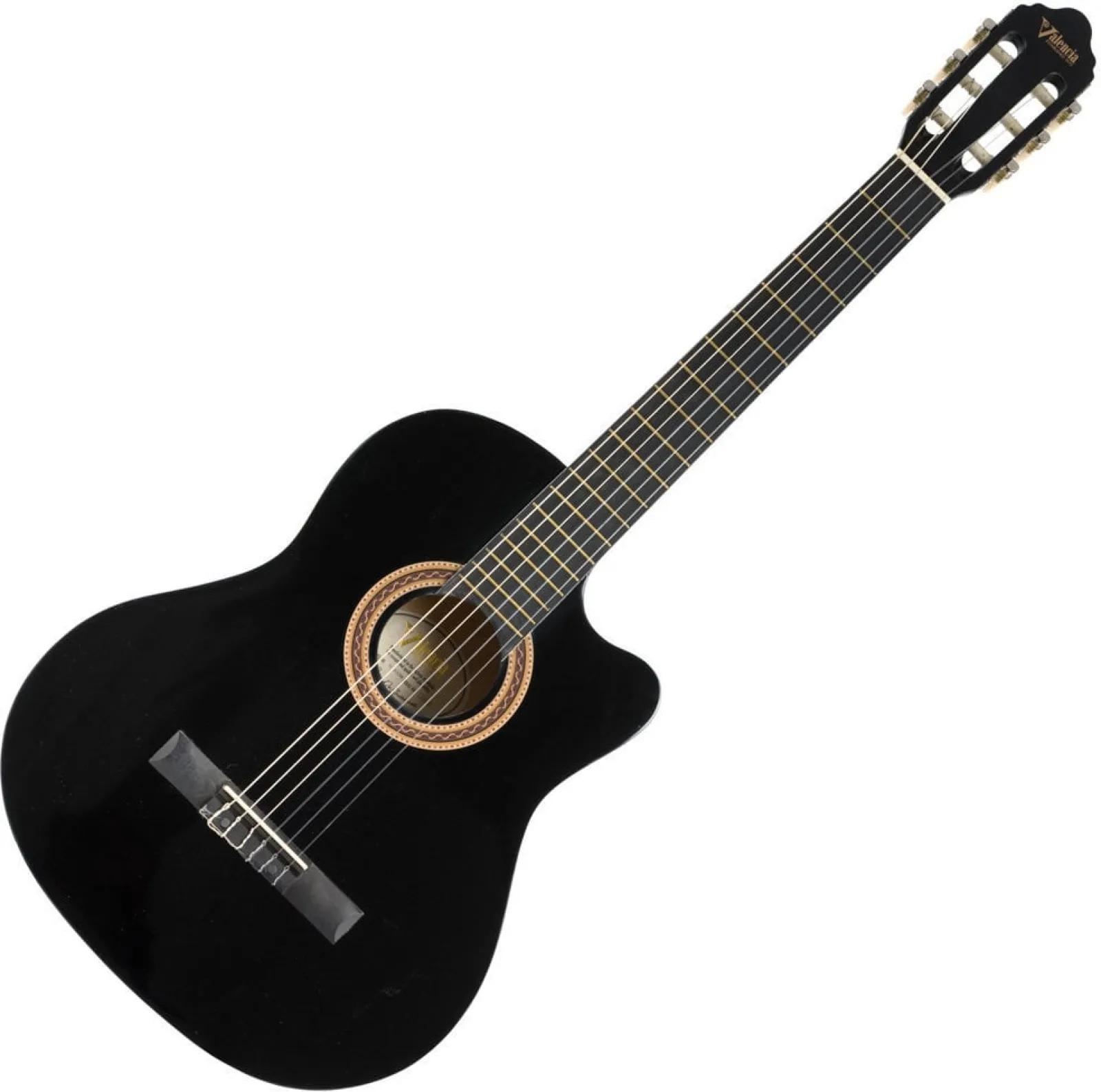 Valencia VC104C 4/4 Black Classical Guitar
