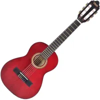 Valencia VC201 1/4 Trans Wine Red Klasszikus gitár