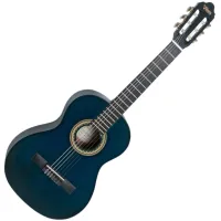 Valencia VC203 Transparent Blue Klasszikus gitár