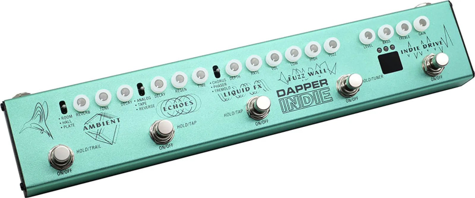 Valeton VES-5 Dapper Indie kombinált effekt strip