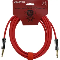 Valeton VGC-5R premium hangszerkábel 5 m piros