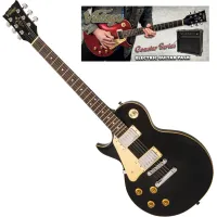 VINTAGE V10 Coaster elektromos gitár szett - Left Hand (balkezes) Boulevard Black