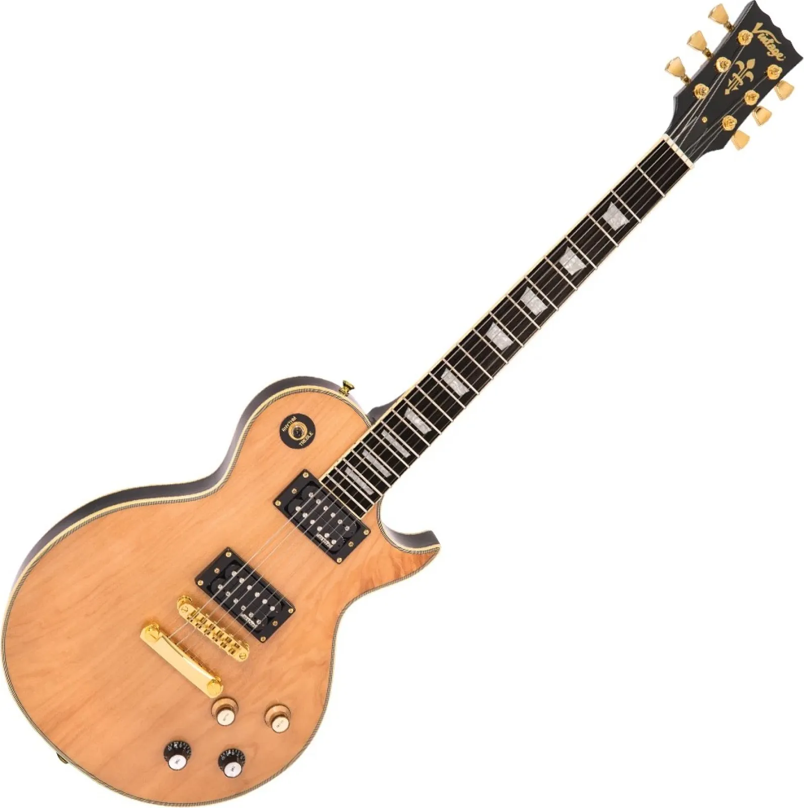 Vintage V100MP Electric Guitar Natural