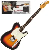 VINTAGE V20 Coaster Electric Guitar Set - 3 Tone Sunburst