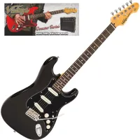 VINTAGE V60 Coaster Electric Guitar Set - Boulevard Black