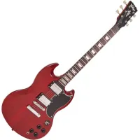 Vintage VS6 elektromos gitár Cherry Red