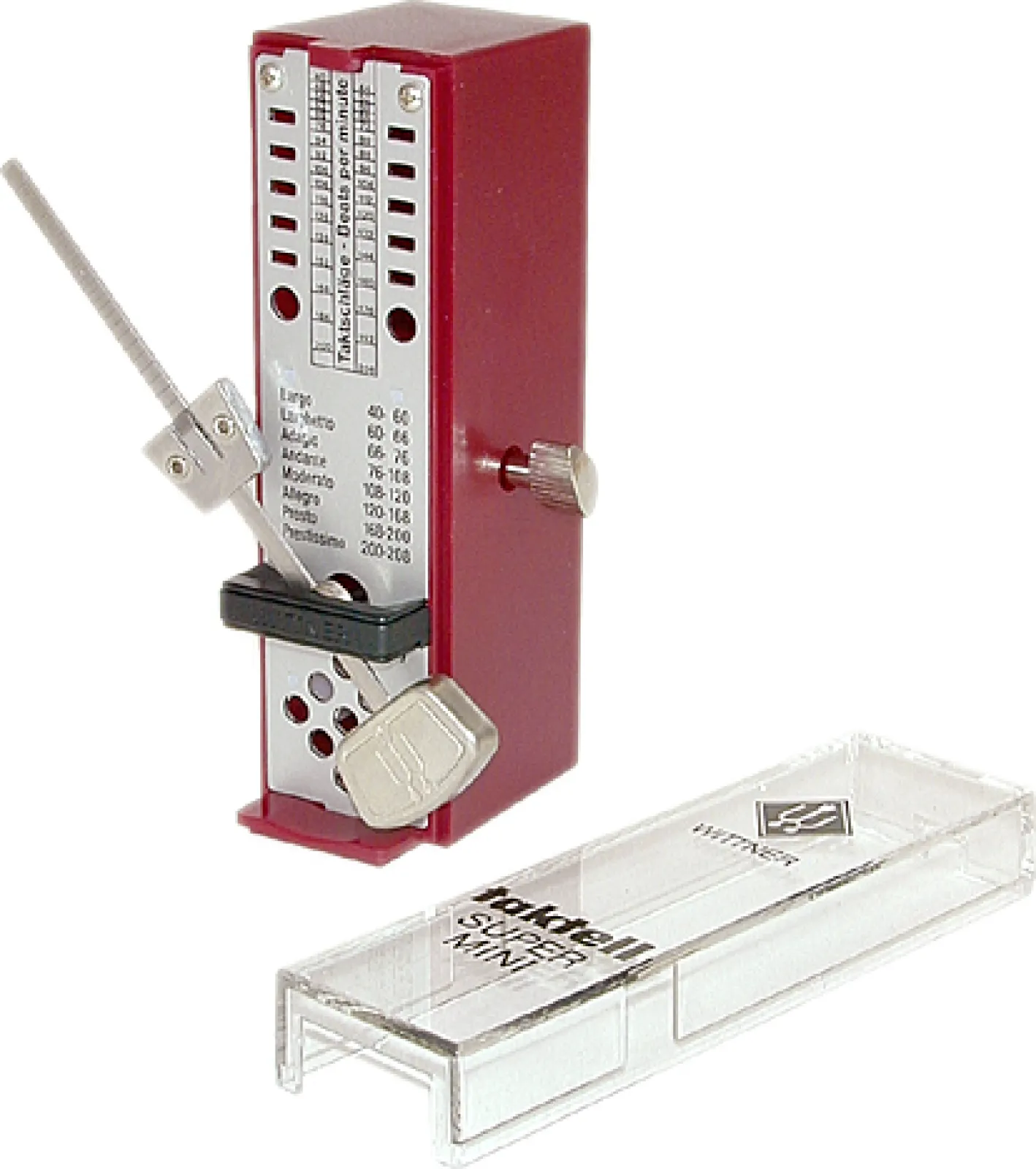 Wittner 884051 Super mini metronóm bordó